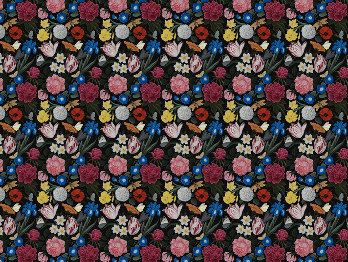 Blossom in Colour Printed Spandex