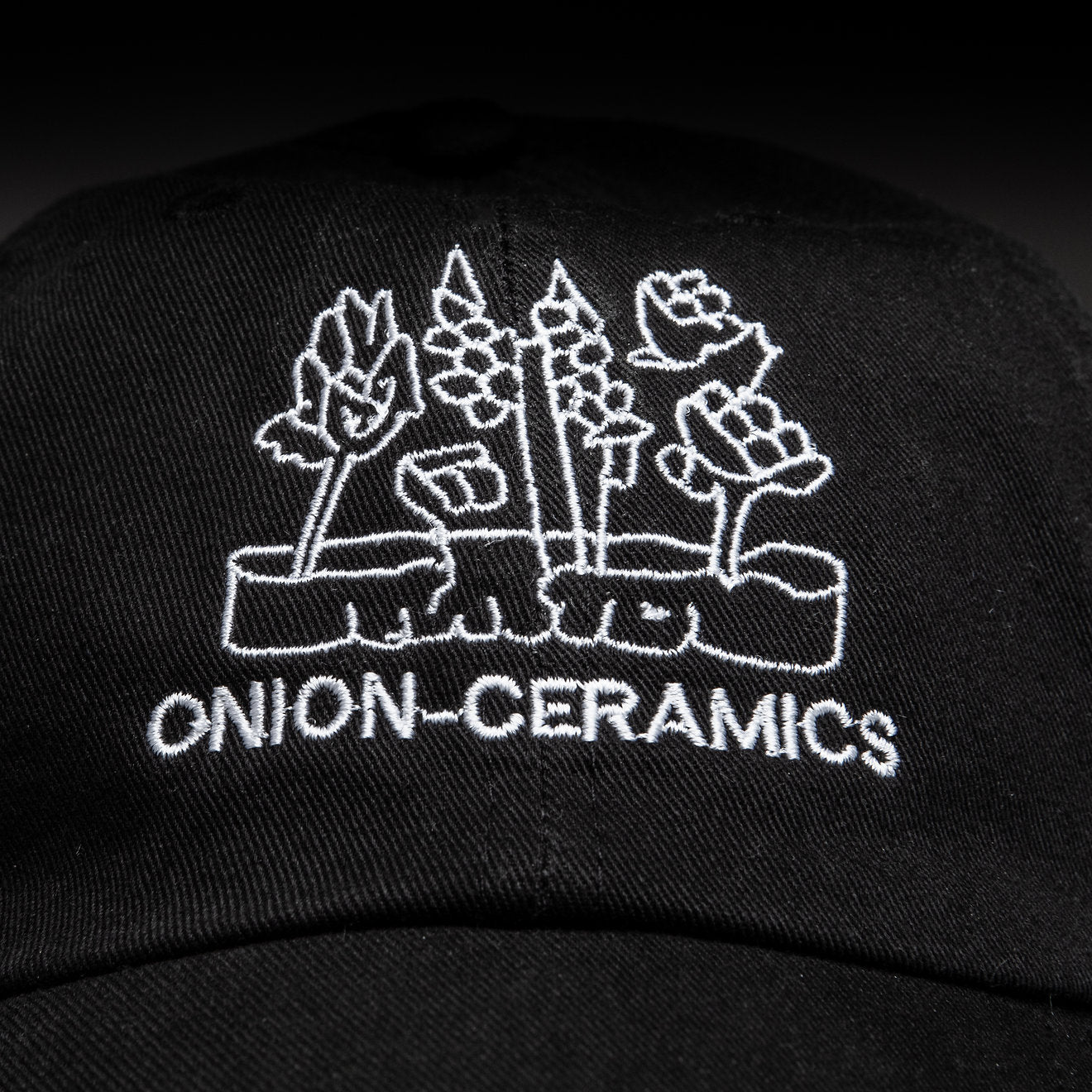 ONION CERAMICS Hat Black