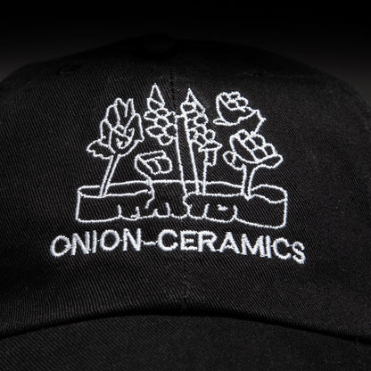 ONION CERAMICS Hat Black